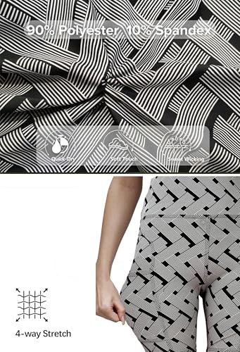 Image of Women's Polyester Stretchable Gym Shorts with Side Pockets High Waist Slim Fit Above Knee Length Activewear Tights Gym Fitness Cycling Running Yoga Shorts for Women