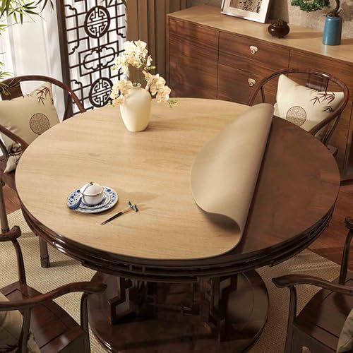 Nappe en cuir imperméable – Tapis de salle à manger résistant à l'huile idéal pour les surfaces en bois – Sous-main de protection durable – Housse élégante pour la maison et la salle à manger