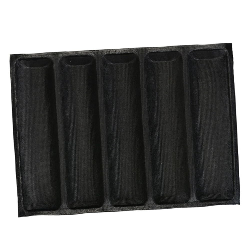 Cabilock 3 Pièces Moule à Rectangulaire Silicone Non Adhésif pour Cuisson à pour Gâteaux et Baguettes Ustensile de Cuisine Pratique et