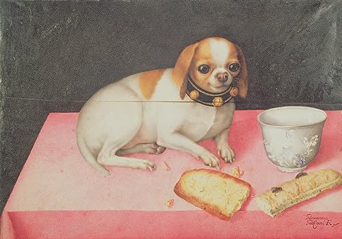 Art Tableau Portrait d'un chien Garzoni pour sublimer les murs du salon
