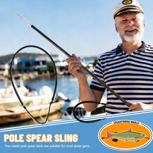 Riakrum 3 Pcs Pole Spear Sling Rubber Speargun Bands,Black by Riakrum - Used condition - Image 2