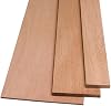 Tablero de caoba africana Eueasy, 1/8" x 3" x 24" 2