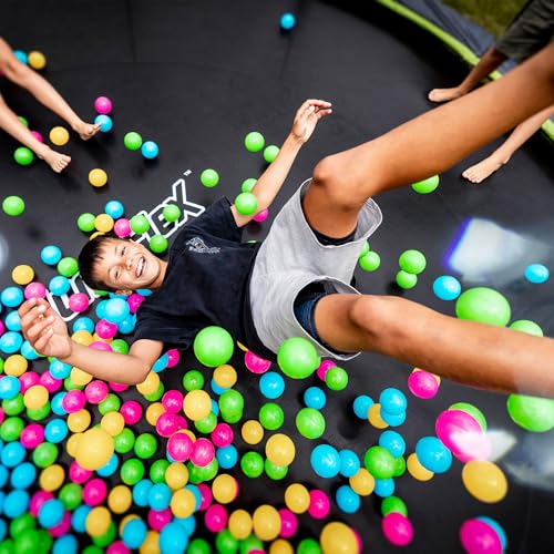 Jumpflex HRO-15FT-GRN-02 MPN Large Round Recreational Backyard Trampoline & Net thumb #4