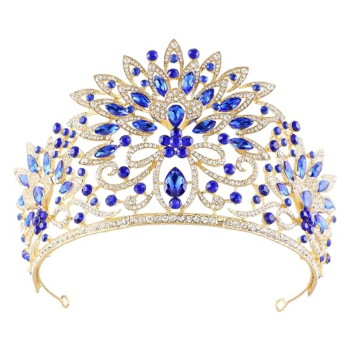 Diadema con coronas de diamantes para novias y banquetes