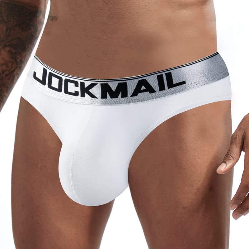 JOCKMAIL 4PCS/Pack Mens Underwear Briefs Mens Cotton Briefs Low Rise Mens Briefs Underwear Pack Mens Breathable Briefs4