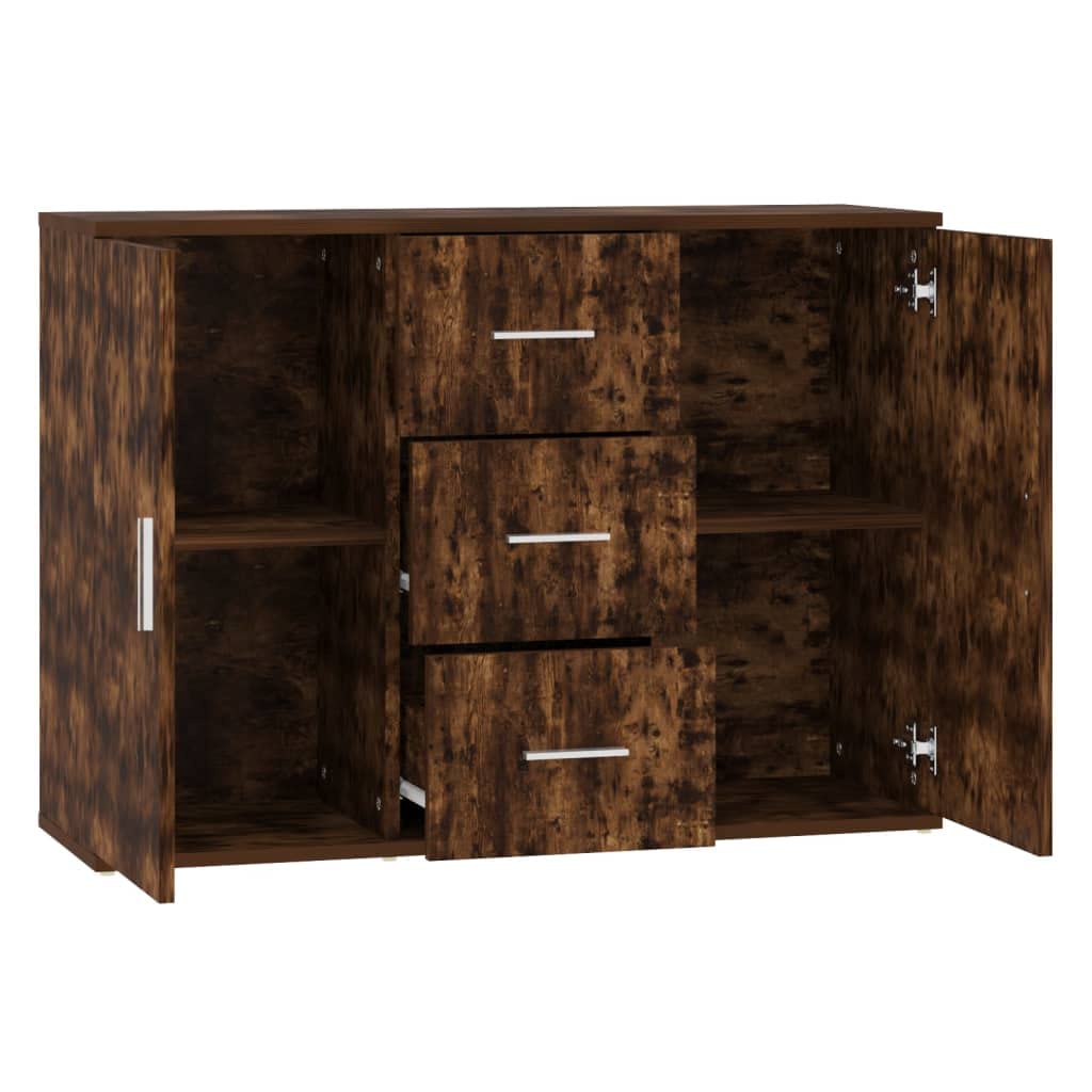 Dressoir 91x29,5x75 cm bewerkt hout wit kopen