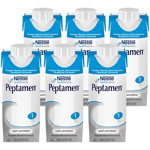 Nestle Peptamen Tube Feeding Formula Unflavored 250 mL Carton, 6 Count