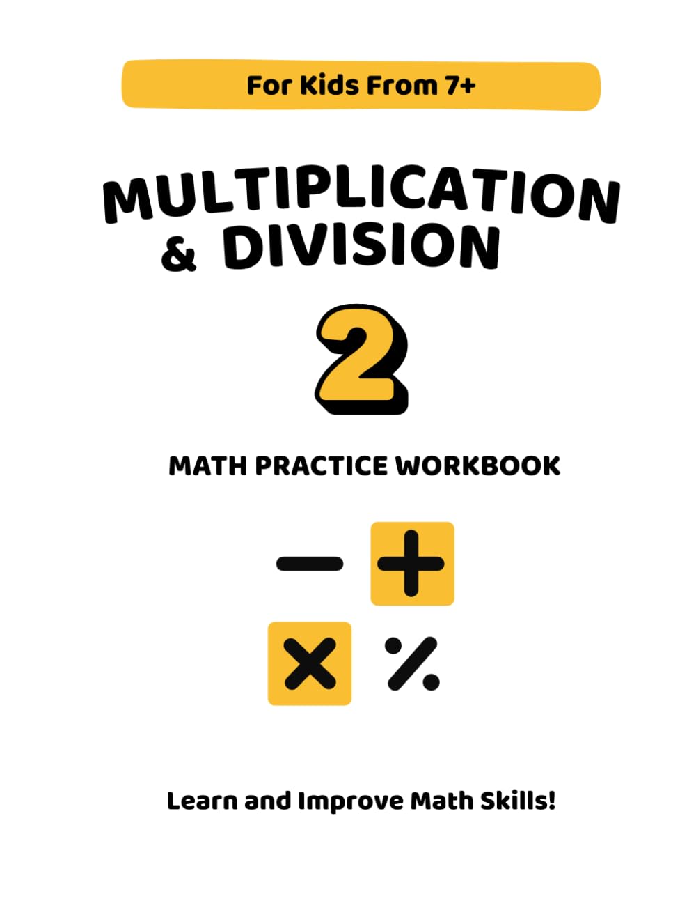 Multiplication & Division by 2: Math Practice Workbook
