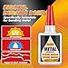 Super Glue for Metal and Stainless Steel 35g - Ultra Strong, Heavy Duty Waterproof, Heat Resistant, Quick-Dry, Clear Glue for Strong Bonding Between Metals, Other Materials, Jewelry Making