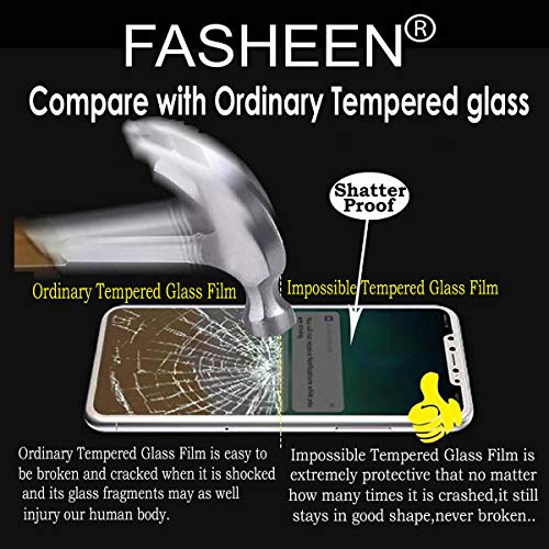 Image of FASHEEN Screen Guard, Flexible, Shatterproof 9H Nano Fiber, Not a Tempered Glass, Not Edge to Edge, Hammerproof Impossible ScreenGuard for TECNO KE6J (SPARK 6 AIR)