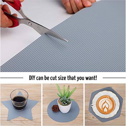Image of Grey Shelf Liner 17.5 InchesX20FT