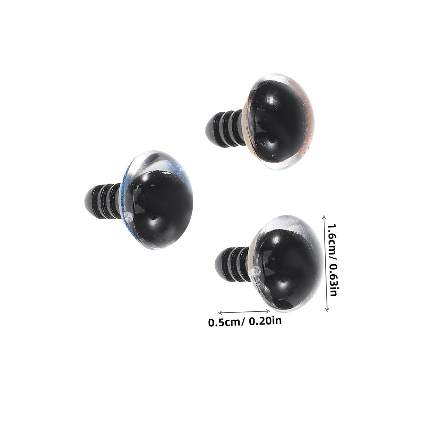 CIMAXIC Plush Toy Eyes Pcs Safety Craft Eyes Mm Easy Installation for DIY Dolls and Stuffed Animals