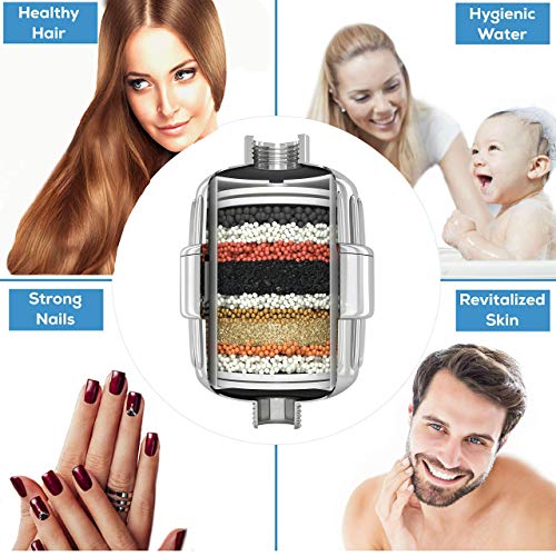 Sparkpod Chrome Rain Shower Head With 12-Stage Proprietary Filter #TOP4