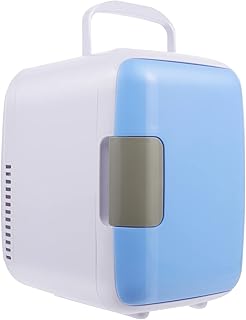 SOLUSTRE 4L Przenośne Podróży Lodówka Zamrażarka Samochodów Lodówka Kompaktowy Elektryczny Makijaż Napój Cooler Cieplej Dla Pojazdu Ciężarówka Łódź Podróż Do Domu