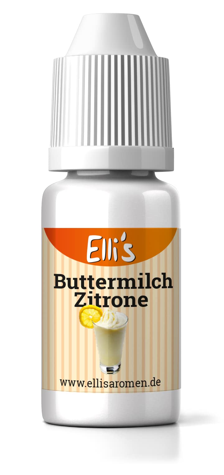 Ellis Aromen Buttermilk Lemon liquid food flavour for food and liquids, for  baking, cooking, as for oatmeal and quark - low-calorie : Amazon.co.uk:  Grocery