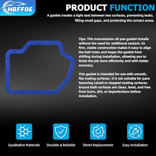 Image of Transmission Oil Pan Gasket Fit for GM Turbo 400 & Moroso 93103 | Perfect Compatibility, Internal Steel Shim, Premium Material, No Sealant Needed, Easy Installation