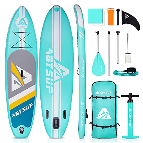 Paddle Boards 10’/10’6″/11’Wide Inflatable Stand Up Paddle Board with Premium SUP Board Accessories for Adults & Youth of All Skill Levels