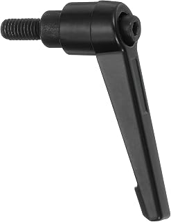 uxcell M6 x 12mm 조절 가능한 손잡이 손잡이 수나사 푸시 버튼 블랙