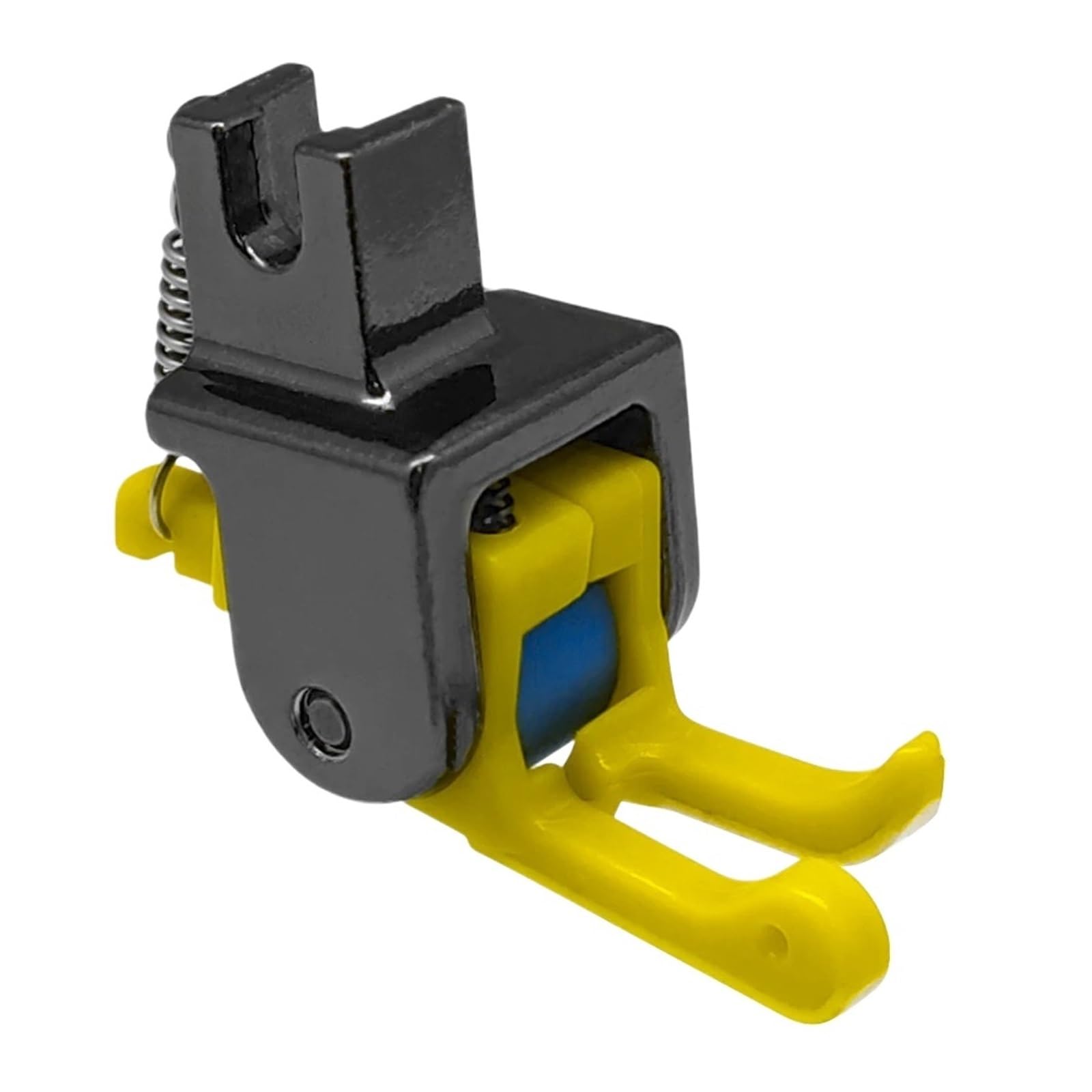 1pc High Low Roller Presser Foot With Wheel Wear-Resistant For Industrial Single Needle Lockstitch Sewing Machine Accessories(Left 0.2)