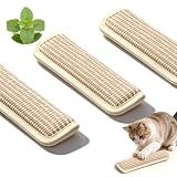 3 Pack Sisal Kicker Toy Catnip Toys for Indoor Cats - Cat Toys, Sisal Scratching Pad, Bite Resistant Kitten Teething Toys, Interactive Cat Nip Kicker Toys for Anxiety Relief