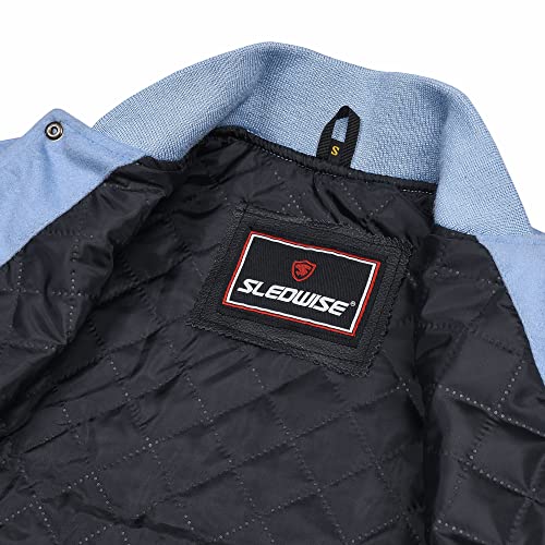 Image of Varsity Jacket Baseball Letterman Jacket- Wool and Leather Premium Quality Unisex Basketball Jacket