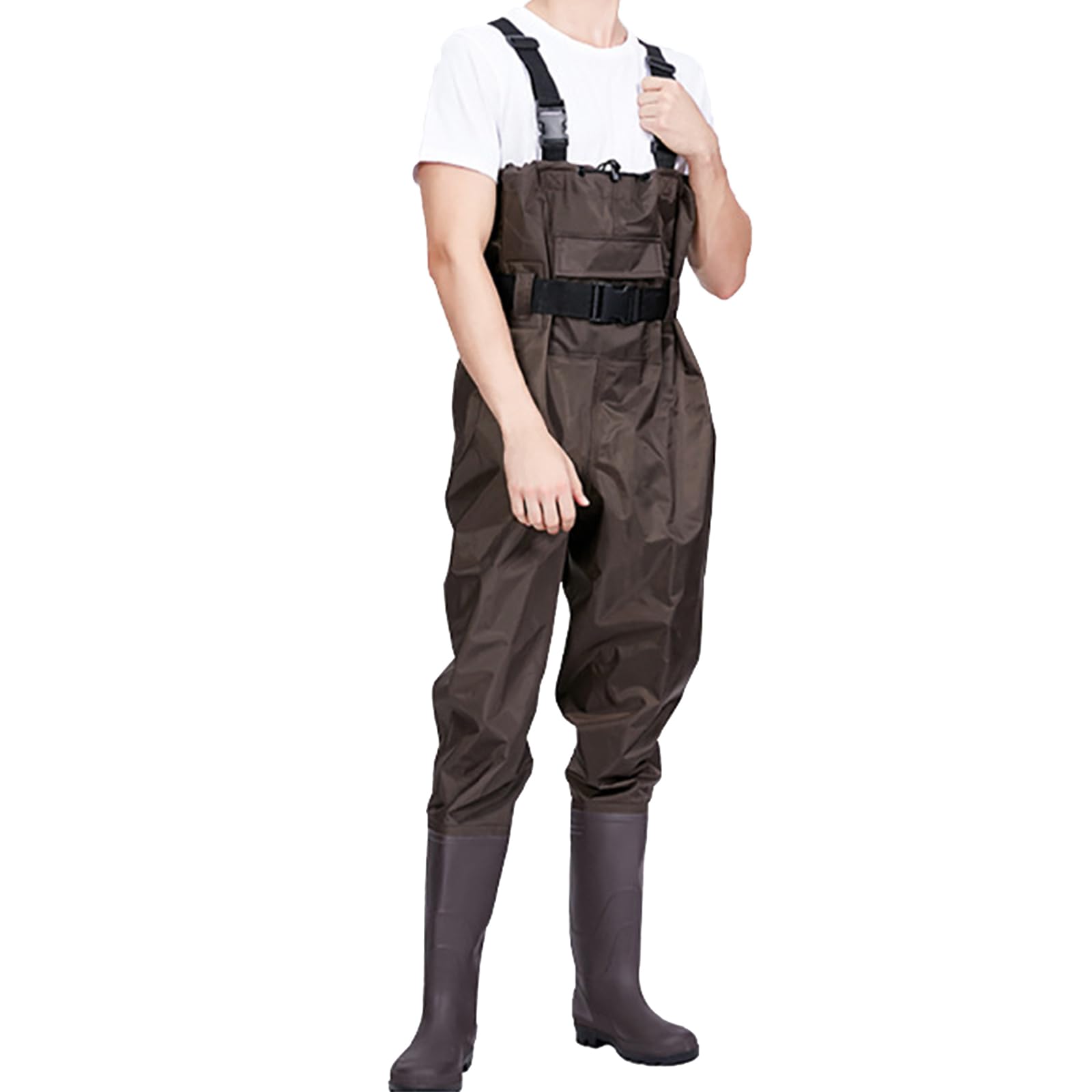 Vadeadores De Pesca con Botas Impermeables para Pescar Caza Waders Transpirables Ropa Pantalones para Pescador Hombre Y Mujer Ligero Antideslizante Pesca Monos Trajes De Mujer