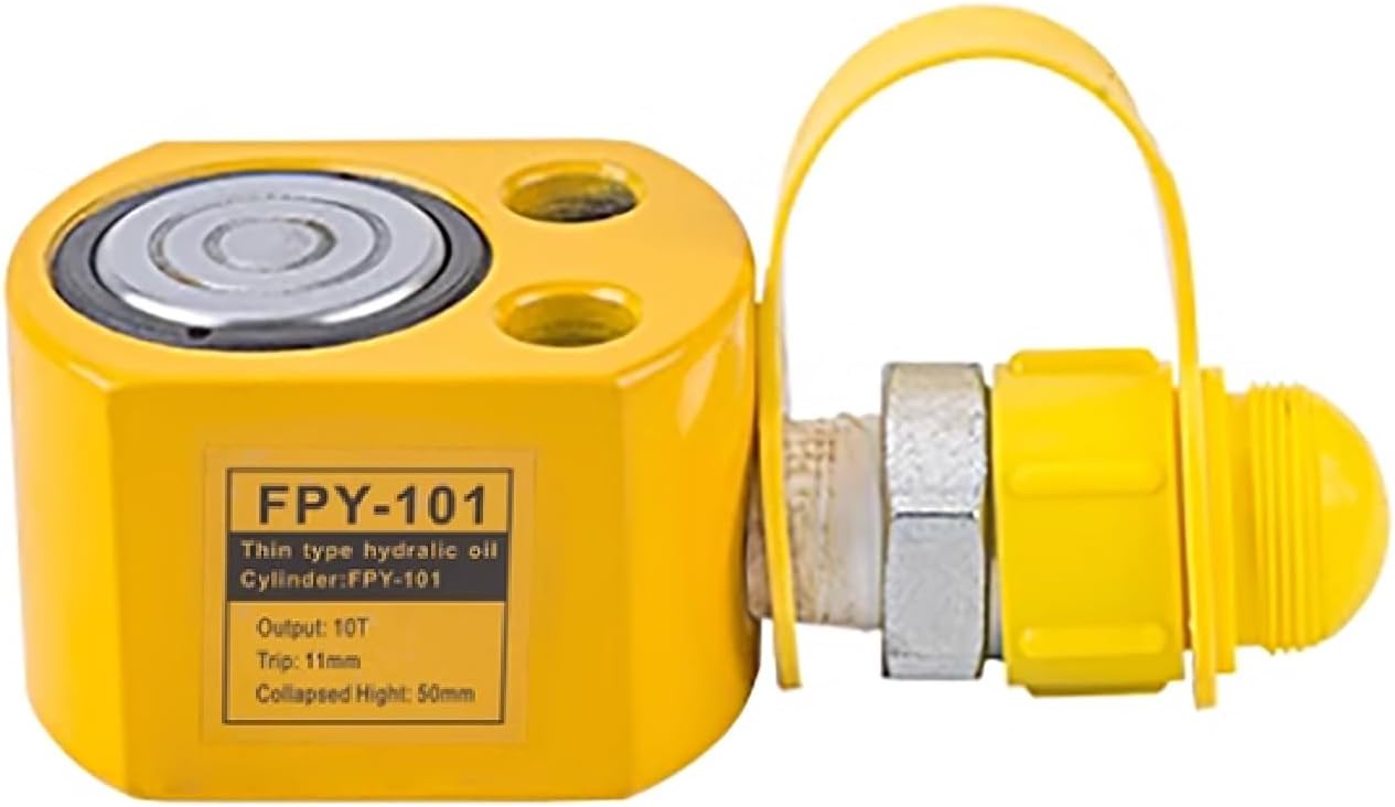 20 Ton Low Profile Automatic Retraction Hydraulic Jack with 0.51 Inch Stroke Compact Multifunctional Hydraulic Cylinder Jack (10T/22046lb-0.43)