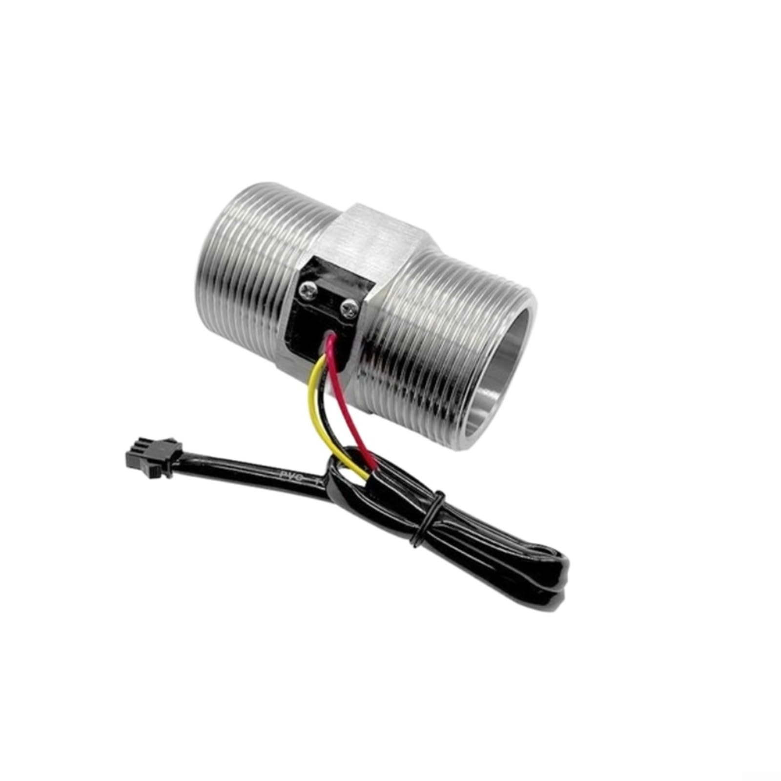 Sensor de flujo de agua de acero inoxidable,Medidor de flujo de efecto Hall 9-150L Min,Controlador de flujo hidráulico de alta presión,Sensor de salida de pulso DC 5V 12V 24V