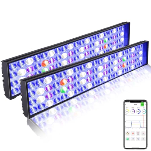 PopBloom Éclairage LED pour aquarium marin récifal contre le ternissement des couleurs