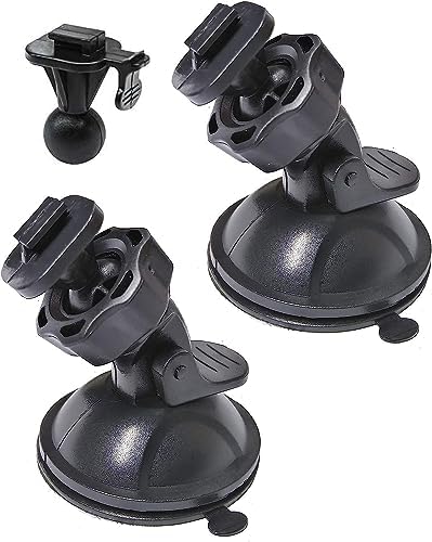 Dash Cam Mount Compatible with Transcend Dash Cam YI Uniden Black Box G1w Dashcam, easy to install and use strong suction Power removeable