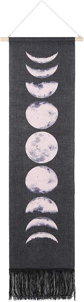 Tapestry Wall Hanging Tapestries Wall Hanging Tapestries Modern Home Decor Household Handcraft Moon-Cycles Pattern Wall Decorative Hanging Tapestry Room Decoration Supplies(1#)