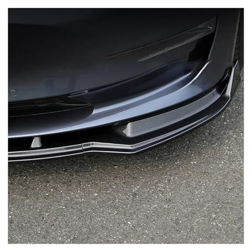 Diffuseur de pare-chocs arrière Tesla Model 3 en carbone mat élégant - 3