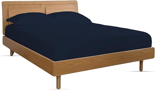 Sábana bajera ajustable tamaño Queen de 18 pulgadas, con bolsillo extra profundo de algodón egipcio, con elástico alrededor de 800 hilos,