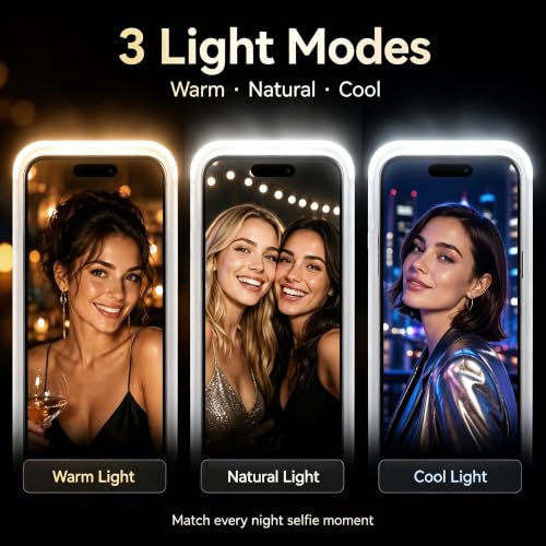 Coque iPhone 13 Pro Max MagSafe avec lumière selfie LED rechargeable USB-C - 4
