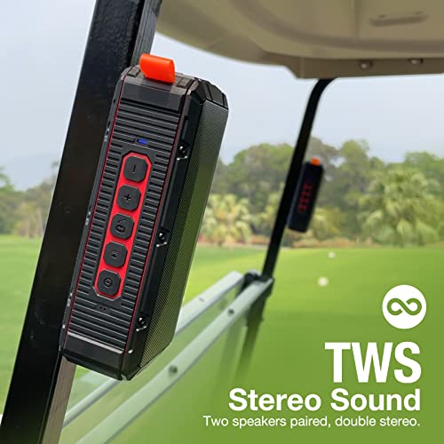 Dprofy Pro Portable Magnetic Bluetooth Golf Speaker Wireless Waterproof IPX6/Shockproof 3rd Generation Magnetic Golf Speakers for Golf Cart の商品画像 6