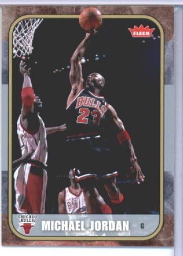 2007 Fleer Michael Jordan Tribute Basketball Card (2007-08) #85 Michael Jordan