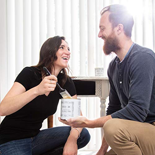 Möbelfarbe, für Möbel im Shabby-Chic-Stil, Farbe: Antique White / Antikweiß 1 Liter