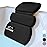GORILLA GRIP Bath Pillow for Tub, Improved Suction Cups, Luxury Bathtub Pillows, Headrest for Neck and Back Support, Relaxing Home Spa, Hot Tubs and Bathroom Essentials, Gifts for Women, 3 Panel Black