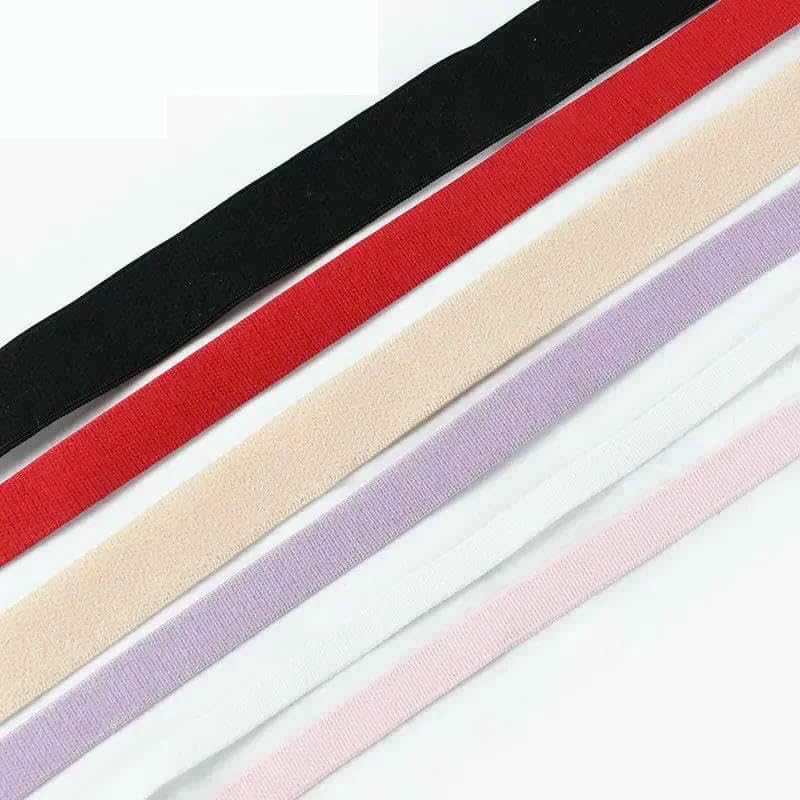 Cinta elástica de nailon, Gomas Elásticas Spandex Multicolor 6-25mm 20 Metros(Pink 15mm)