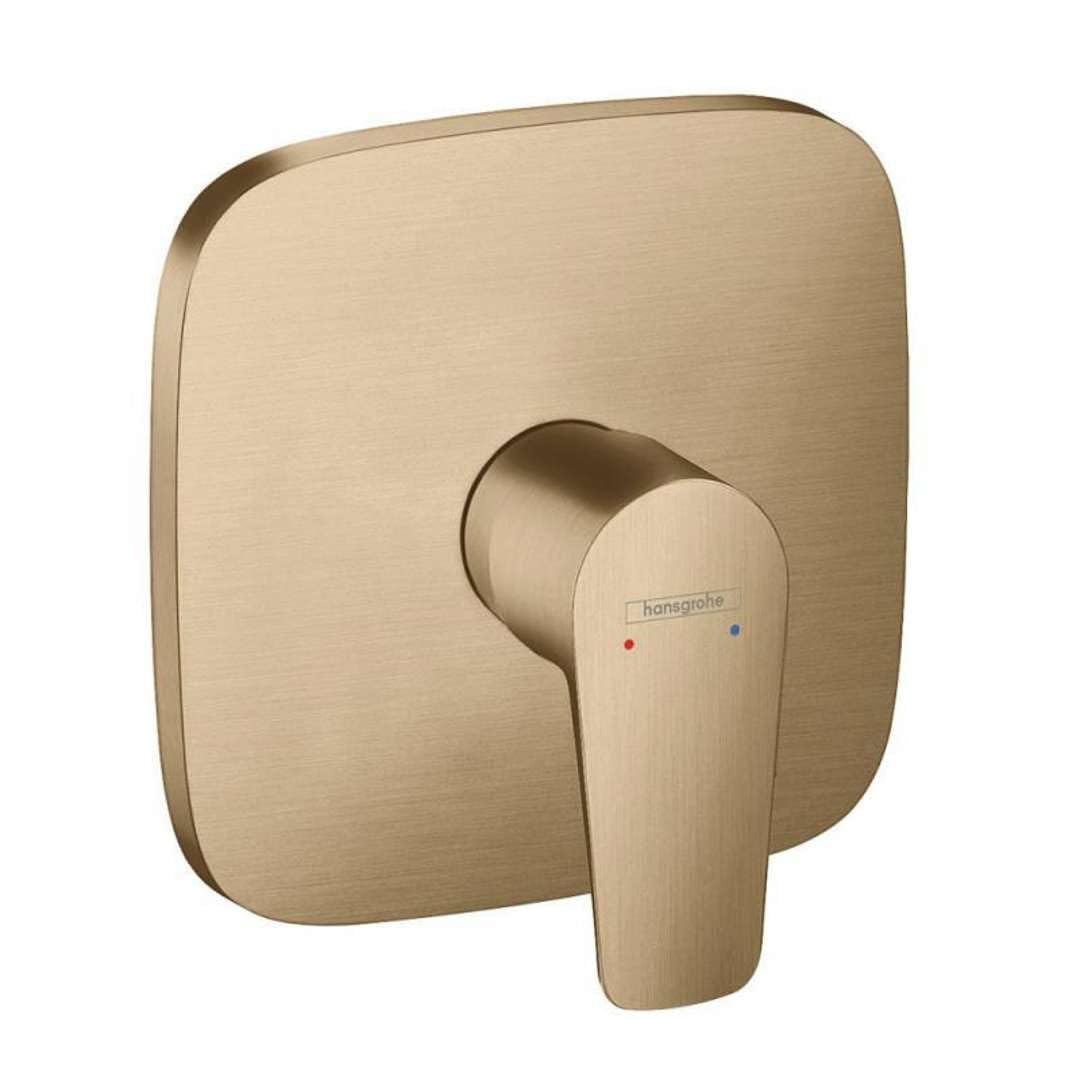 Hansgrohe Brushed Bronze Talis E Flush-Mounted Single Lever Bath Mixer Tap