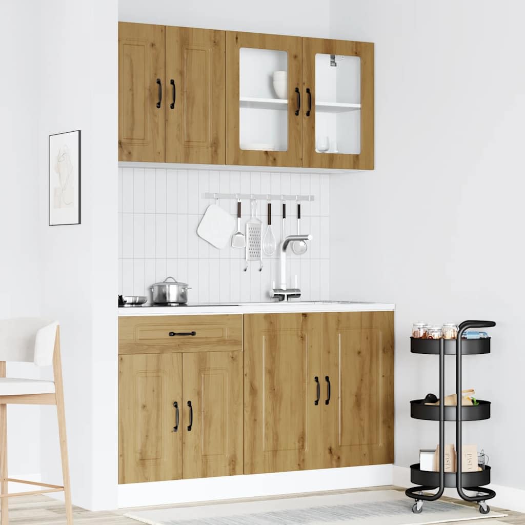 Set di 4 mobili da cucina Kalmar Artisan in rovere