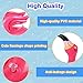Camlinbo 15 Pcs Inflatable Flamingo Pool Toys Ring Toss Pool Game, Flamingos Luau Party Decor Hawaiian Beach Toys Carnival Outdoor Luau Party Games Supplies for Adults Family