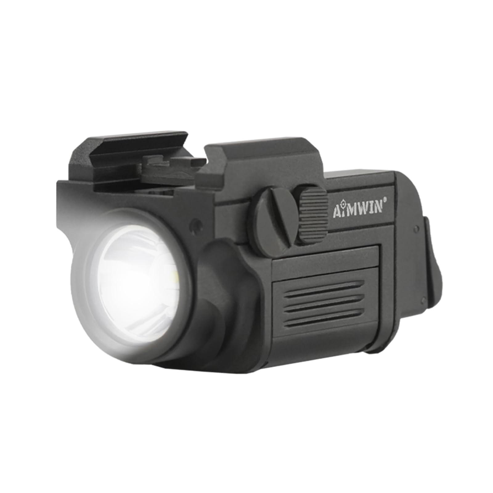 AIMWIN WL10 Tactical Weapon Light 900 Lumens Pistol Flashlight Compact Rail Mounted Rechargeable LED Torch Waterproof Durable High Power Handgun Light for Glock 1913