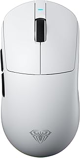 Aula V9 Pro 26000 DPI PAW3395 Sensör 8000Hz Tri-Mode Kablosuz Oyuncu Mouse RGB Omron Switch Beyaz