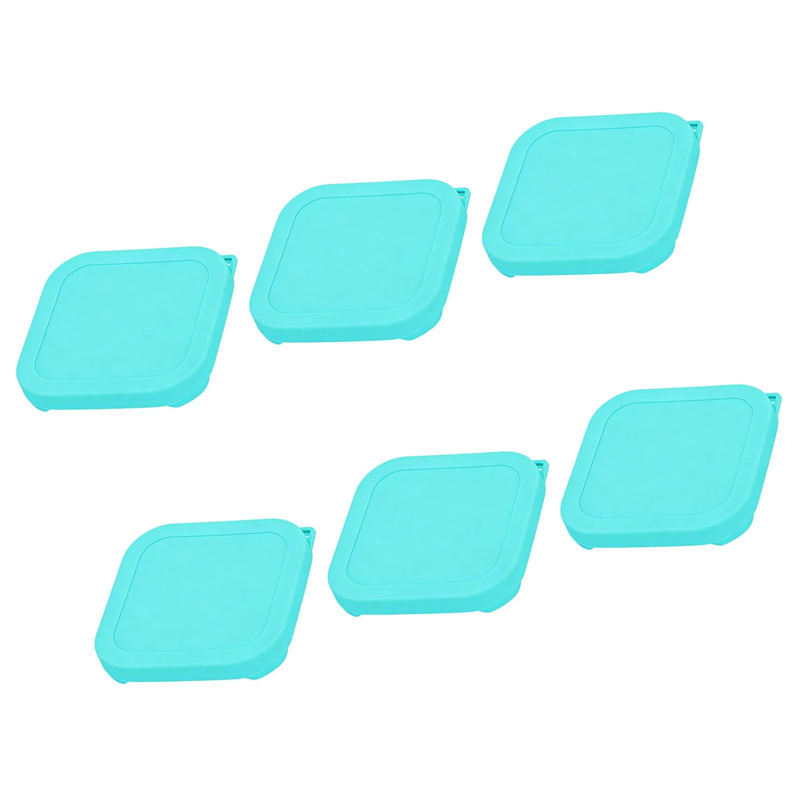Practical Elastic Silicone Lids Microwave and Dishwasher Safe for Round Square Containers Recyclable Elastomer Lids