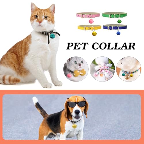 TOAOB 15 Stück Kleine Glöckchen zum Basteln Schellen Glöckchen 22 mm Metallglöckchen Bunt Glockchen mit Ösen für Schlüsselanhänger Handwerk Glocken Dekoration Schmuckherstellung