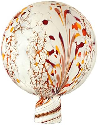 Thüringer Weihancht Rosenkugel Gartenkugel aus Glas | 15 cm für a...
