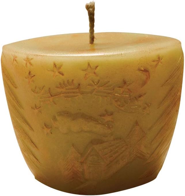 Mann Lake Night Before Christmas Candle Mold, Yellow