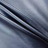 Fein genarbtes Lederimitat/Kunstleder in der Farbe Blau metallic. Die Rückseite ist mit einem panamaartigen Gewebe kaschiert. Es handelt sich hierbei um ein täuschend echt aussehendes Lederimitat in besonders robuster Qualität. Die Ware ist bestens geeignet als Möbelbezugsstoff. Weitere Einsatzzwecke: Taschen, Rucksack, Sandsack, Stuhlbezug, Laptop-Tasche, Abdeckungen und viele andere kreative Dekoideen.