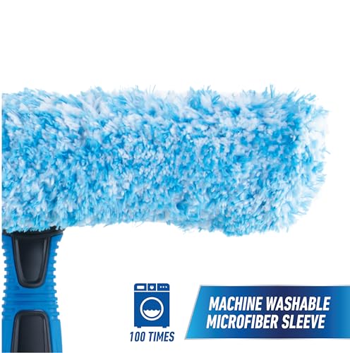 Image of Unger Professional Connect & Clean 2-in-1 Squeegee & Scrubber, 10 inch Window Cleaning Tool, Commercial and Residential Use, Washer Cleaner Supplies to Remove Excess Water and Dry (Pack of 10)